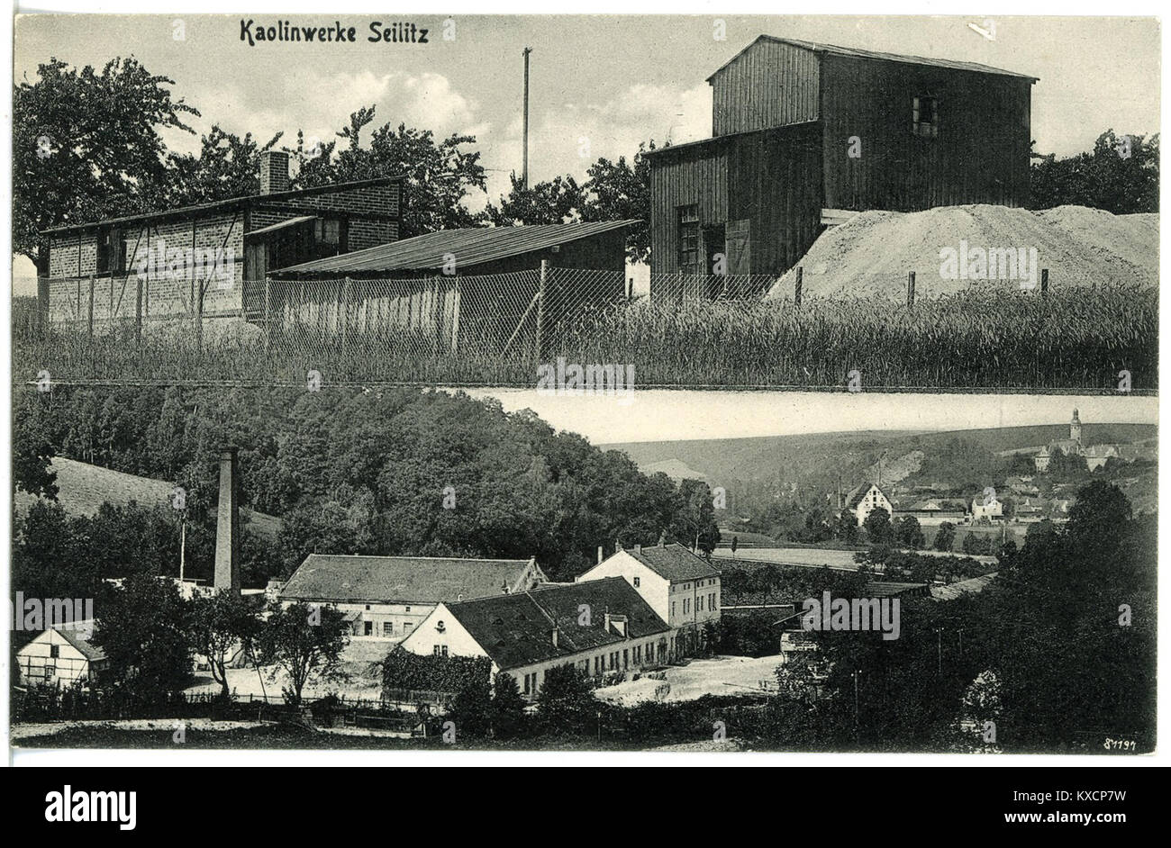 20303-Seilitz-1916-Kaolinwerke-Brück & Sohn Kunstverlag Foto Stock