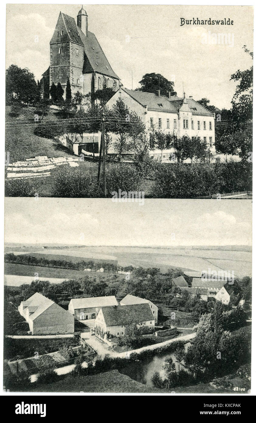 20363-Burkhardtswalde-1917-Blick auf Burkhardswalde-Brück & Sohn Kunstverlag Foto Stock