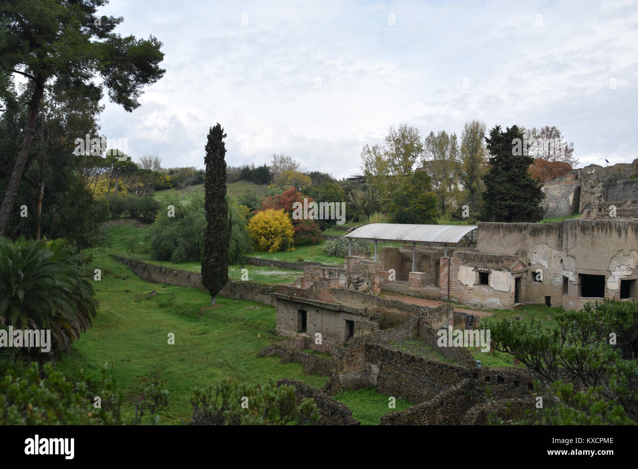 Terme Stabiane, rovine di Pompei, 25 novembre 2017 Foto Stock