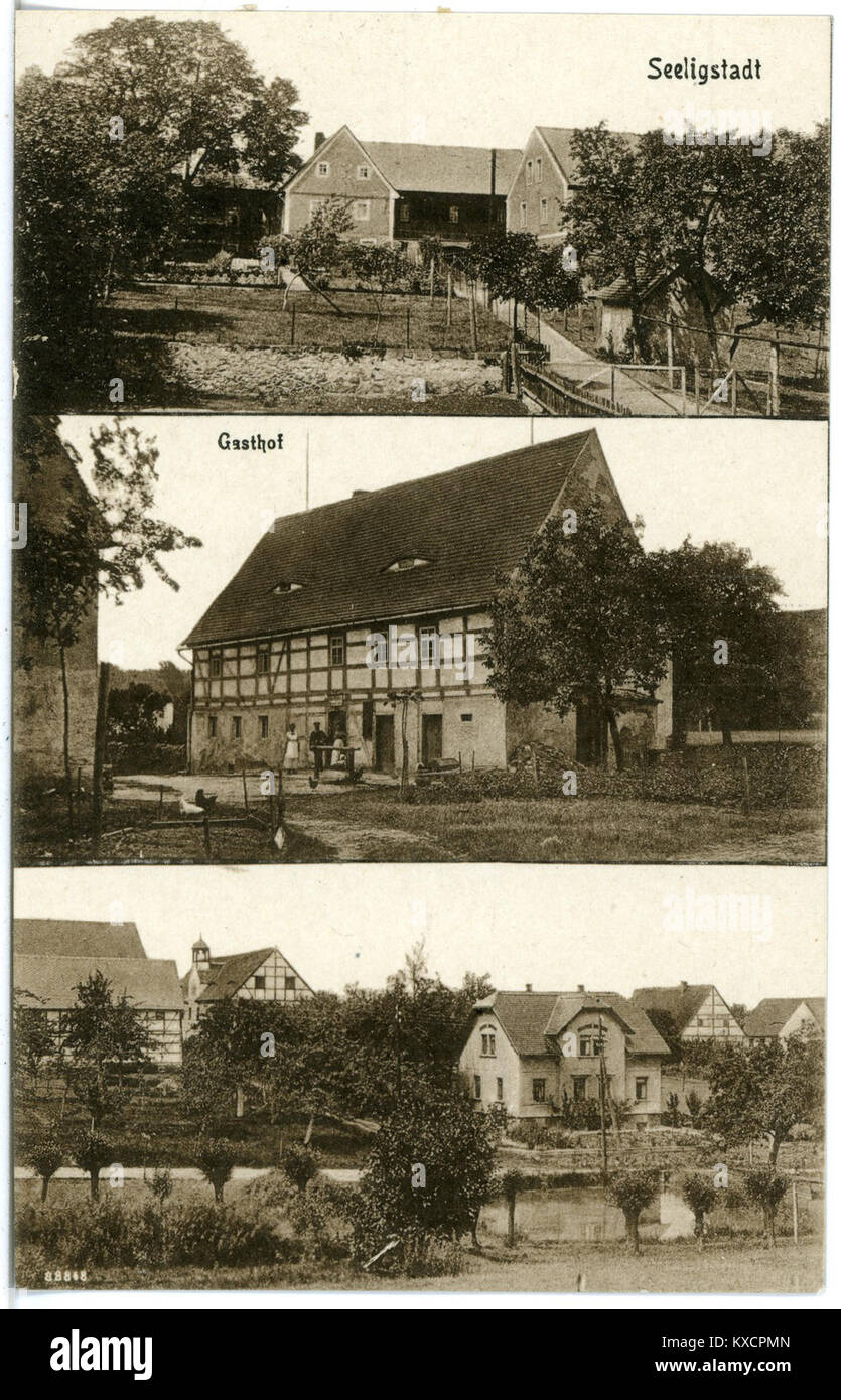 20573-Seeligstadt-1917-Ortsansichten-Brück & Sohn Kunstverlag Foto Stock