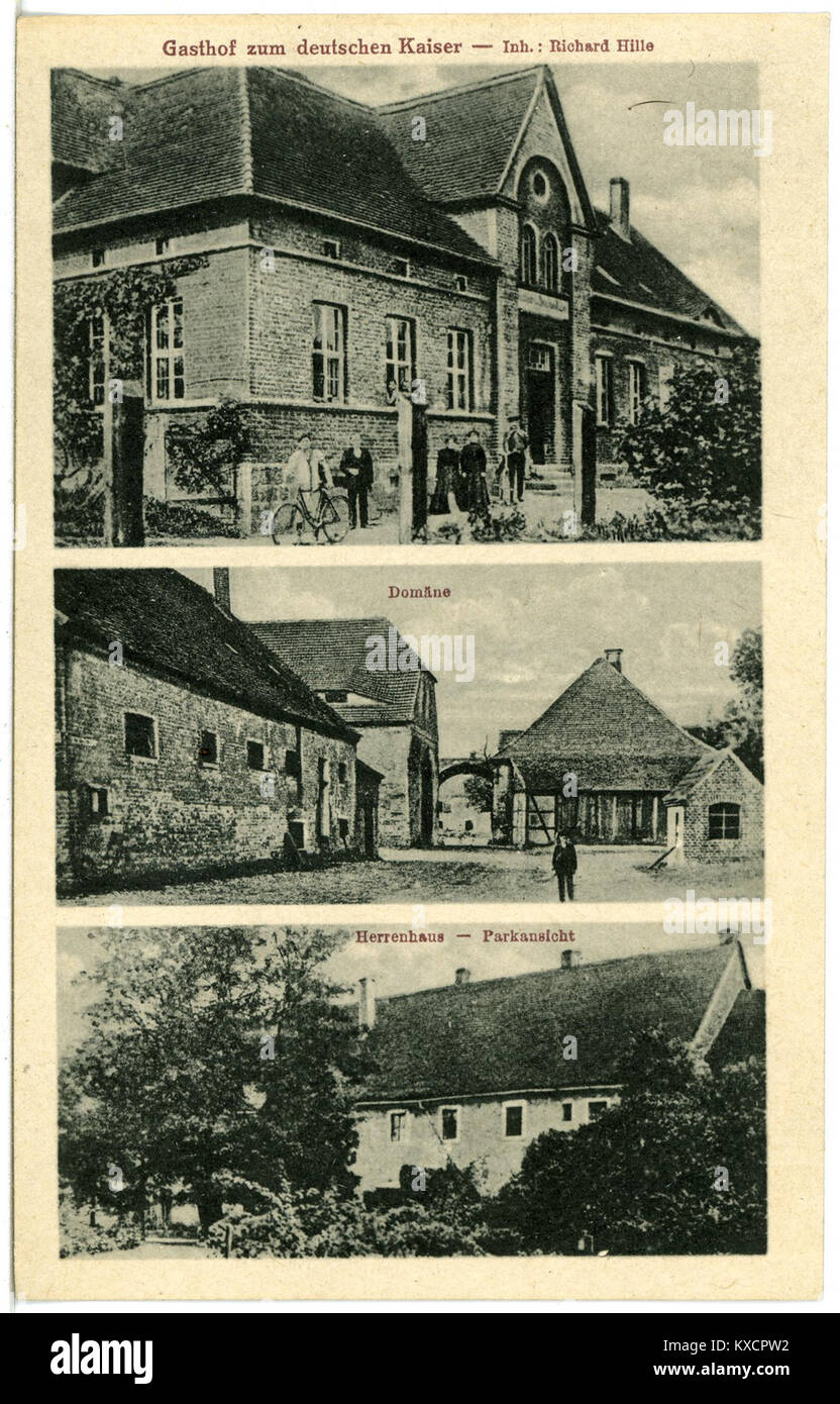 20667-Bleesern-1917-Gasthof, Domäne, Herrenhaus-Brück & Sohn Kunstverlag Foto Stock