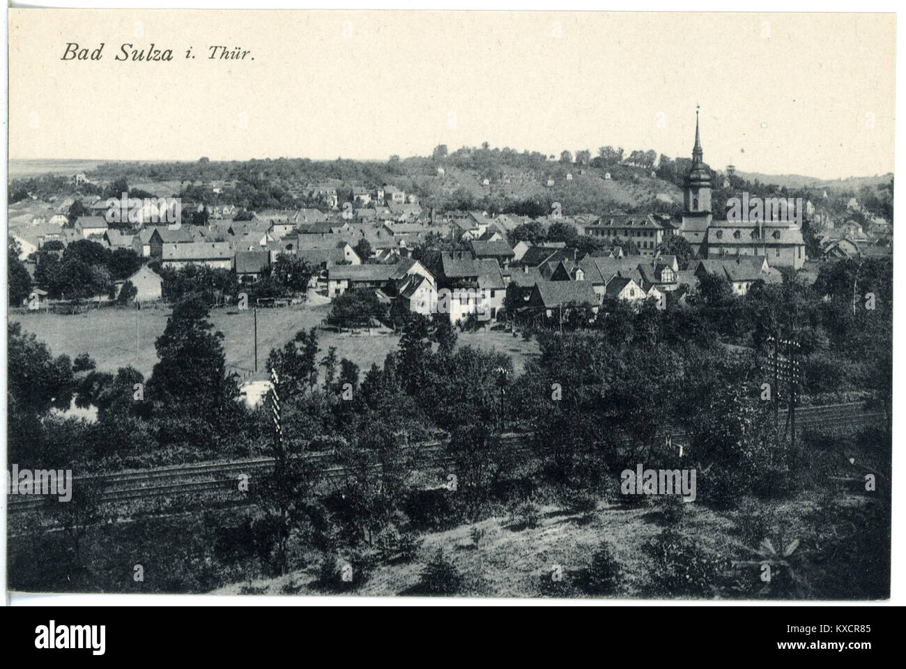 20914-Bad Sulza-1918-Blick auf Bad Sulza-Brück & Sohn Kunstverlag Foto Stock