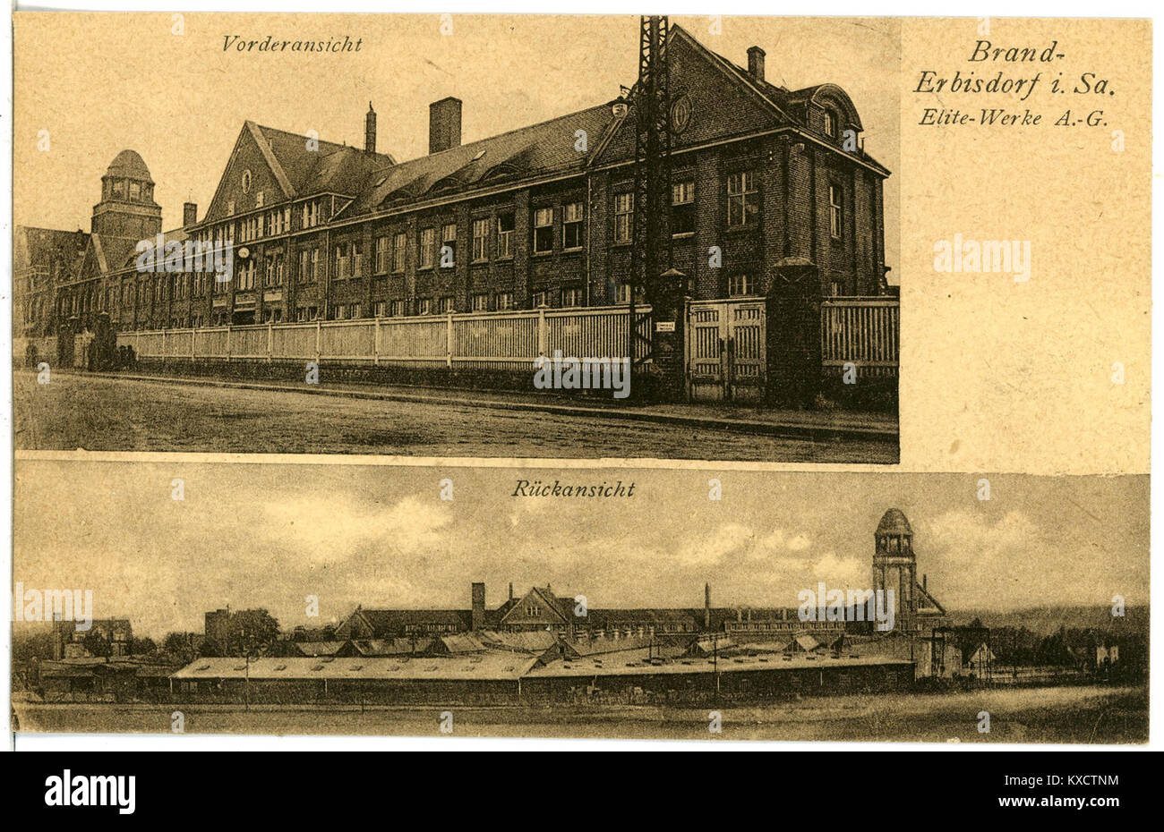 21729-Brand-Erbisdorf-1920-Elite Werke-Brück & Sohn Kunstverlag Foto Stock