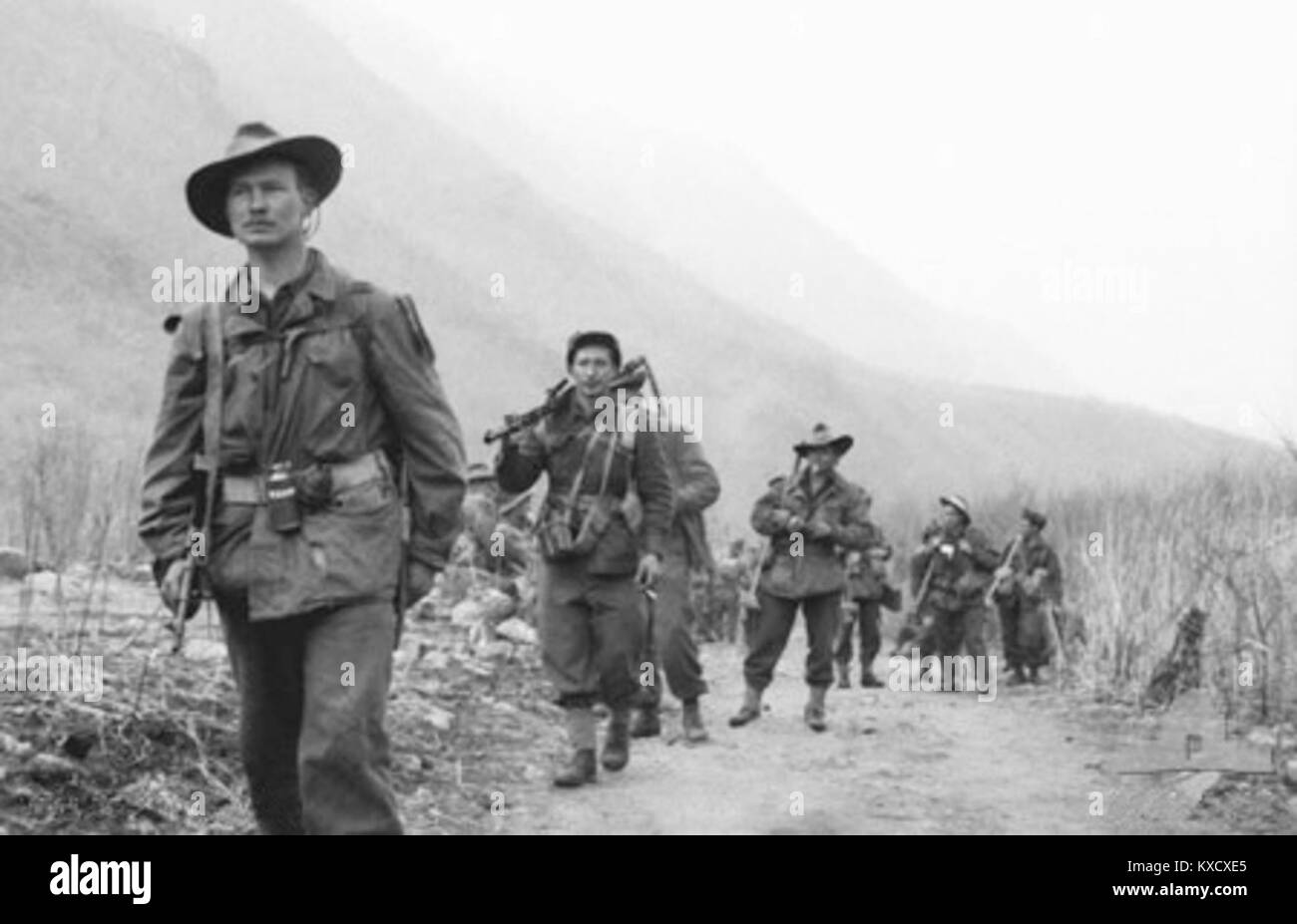 Questo titolo fa riferimento al 3rd Battalion, Royal Australian Regiment (3 RAR) in Corea, con il codice AWM P01813-449 collegato ai documenti storici di questa unità militare. Foto Stock