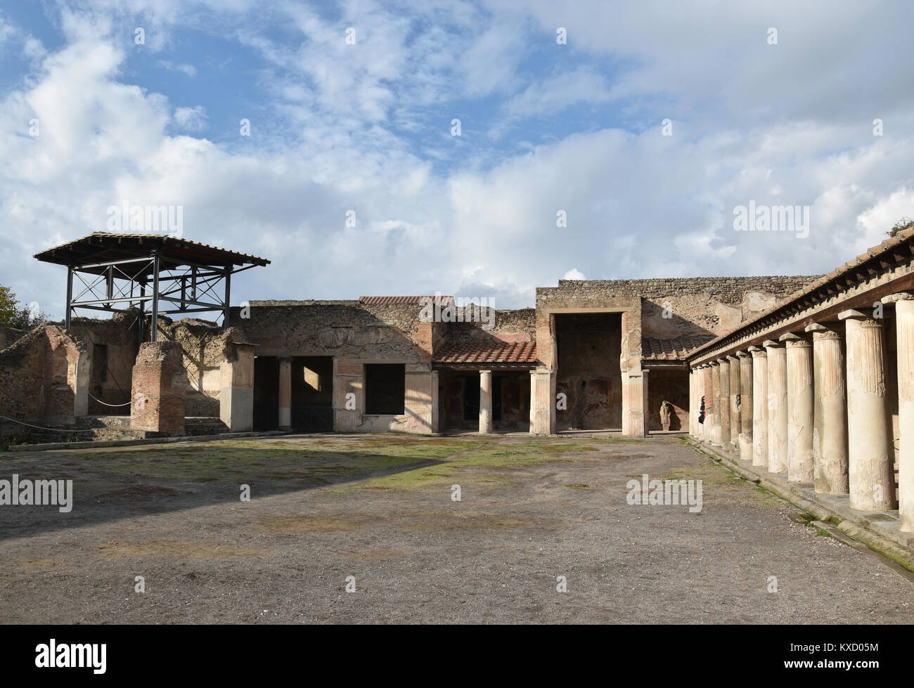 Le Terme Stabiane, rovine di Pompei, 25 novembre 2017 Foto Stock