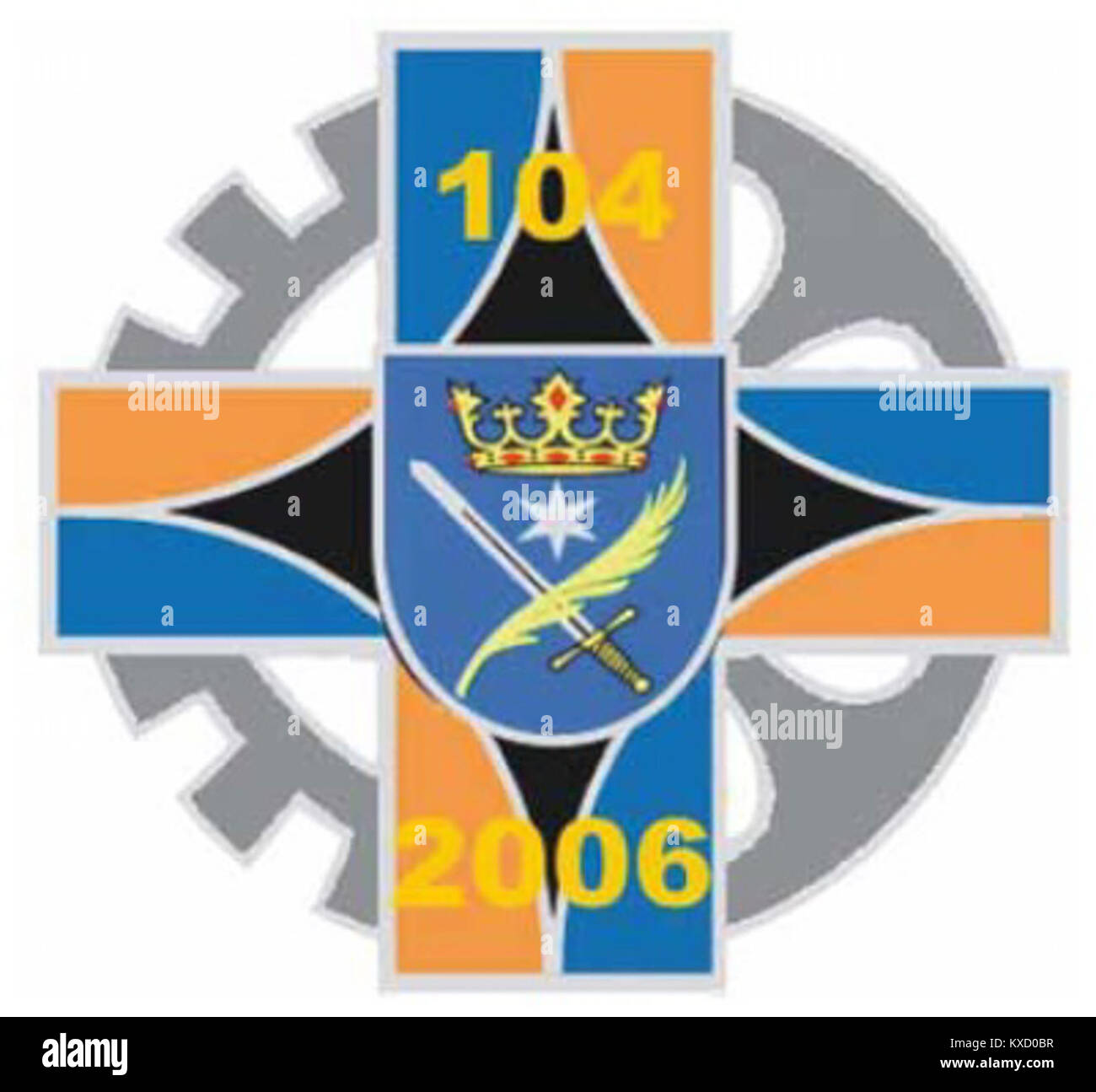 Questa immagine presenta la medaglia commemorativa WKP-W 2010 BWD. La medaglia, creata per uno specifico evento culturale o storico, rappresenta una pietra miliare significativa nella memoria regionale. Foto Stock