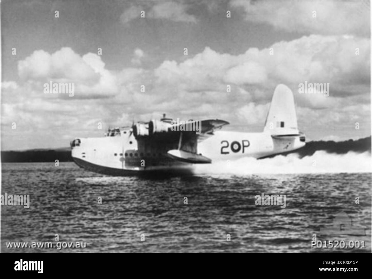 461 Sqn Sunderland (AWM P01520.001) Foto Stock