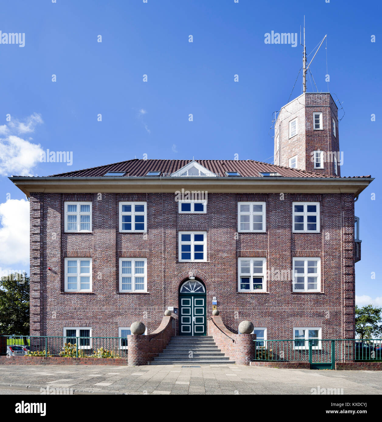 Meteo nautico Osservatorio,Tedesco servizio meteo,Cuxhaven,Bassa Sassonia, Germania Foto Stock