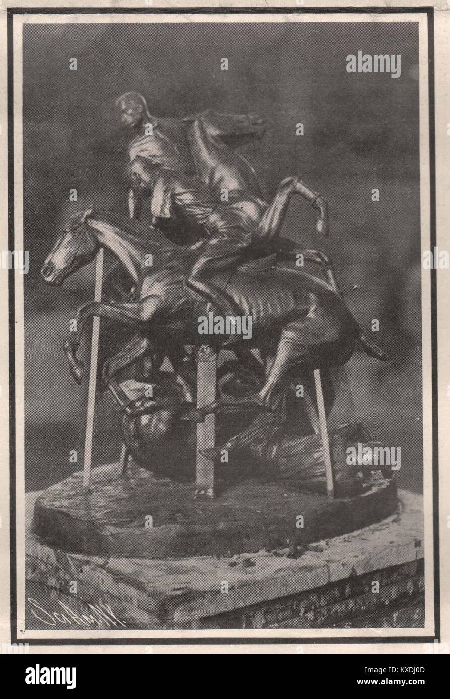 Completamente assemblato positivo di cera o di un modello Foto Stock