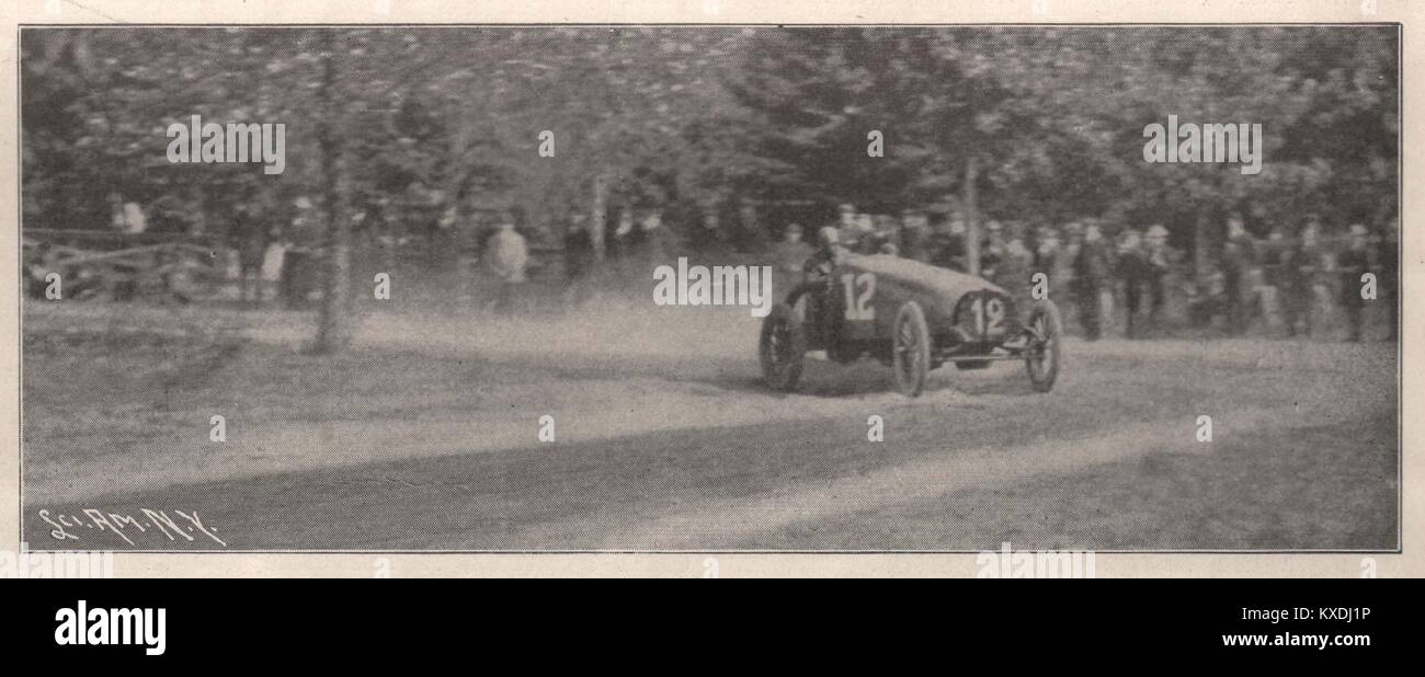 Clemente di prendere una delle curve strette. Alcuni di questi giri sono stati di oltre 90 gradi Foto Stock