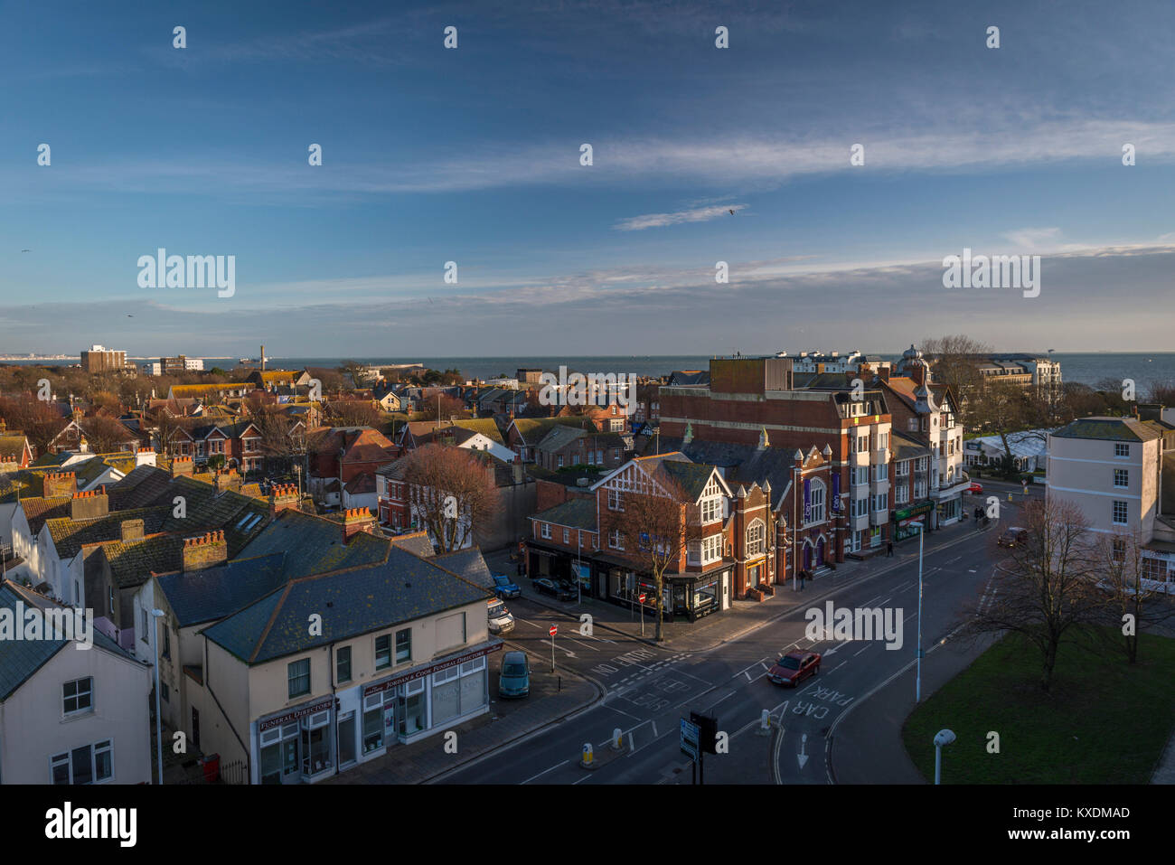 Worthing High Street, West Sussex, Regno Unito Foto Stock