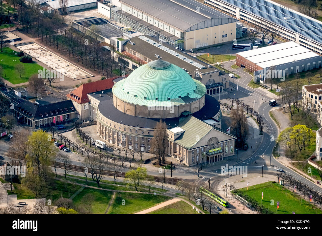Hannover Congress Centrum, HCC, Theodor-Heuss-Platz, Hannover, Bassa Sassonia, Germania Foto Stock