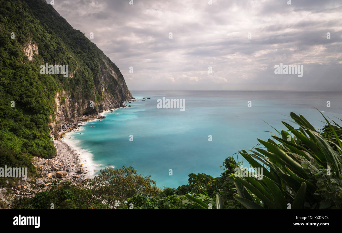 Scogliere Qingshui in Hualian, Taiwan, Cina Foto Stock