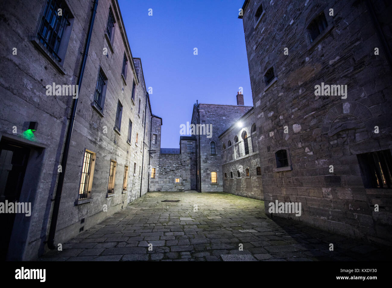 Kilmainham Gaol, ex prigione di Kilmainham, Dublino, Irlanda Foto Stock