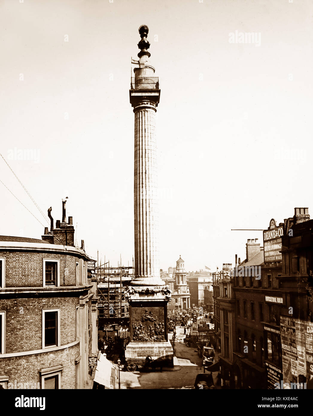 Il monumento, Londra, PERIODO VITTORIANO Foto Stock