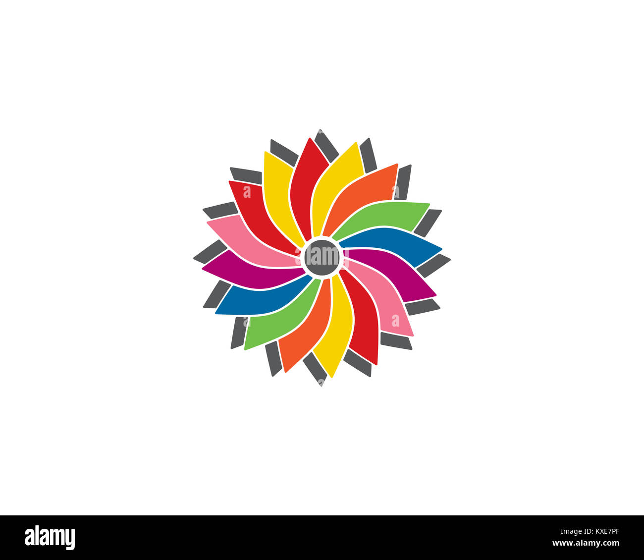 È un simbolo associato con la natura, specialmente alberi, foglie o fiori Foto Stock