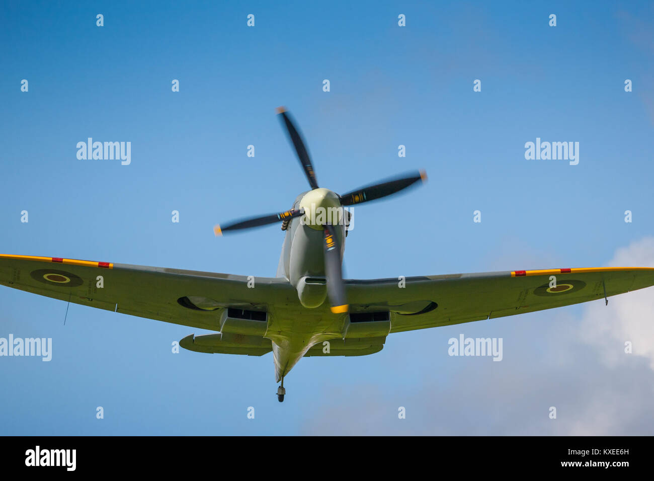Display Spitfire a Goodwood 2015, West Sussex, Regno Unito Foto Stock
