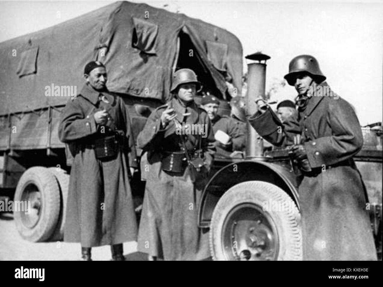 La 10th Motorized Cavalry Brigade (Polonia) fu una formazione militare polacca dell'era interbellica nota per le sue unità di cavalleria meccanizzata, il ruolo di ricognizione e il contributo ai preparativi di difesa della Polonia prima della seconda guerra mondiale Foto Stock