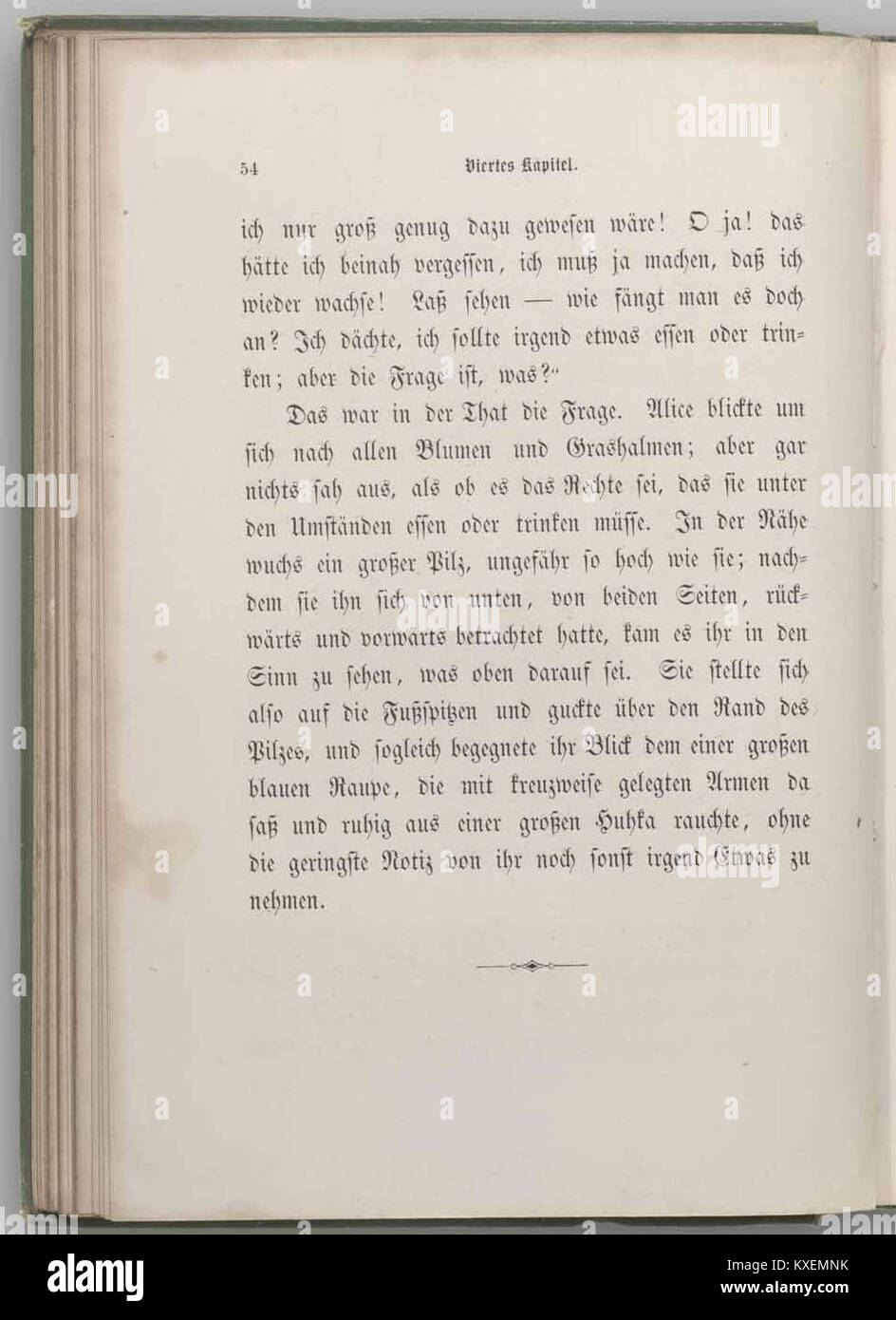 Il romanzo di Lewis Carroll del 1865 "Alice's Adventures in Wonderland" segue il viaggio di Alice attraverso un mondo di fantasia surreale, segnando una pietra miliare nella letteratura inglese per bambini e nella narrazione fantasiosa. Foto Stock