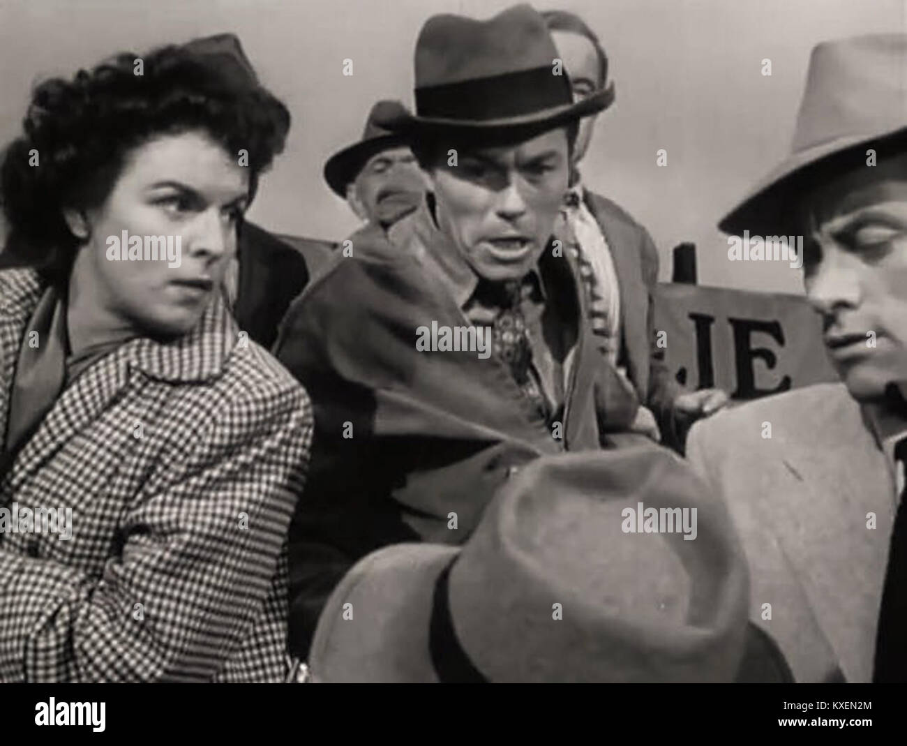 Un trailer cinematografico del 1949 per *All the King's Men*, basato sul romanzo di Robert Penn Warren, che descrive ambizione politica, corruzione e conflitto morale nel Sud degli Stati Uniti. Foto Stock