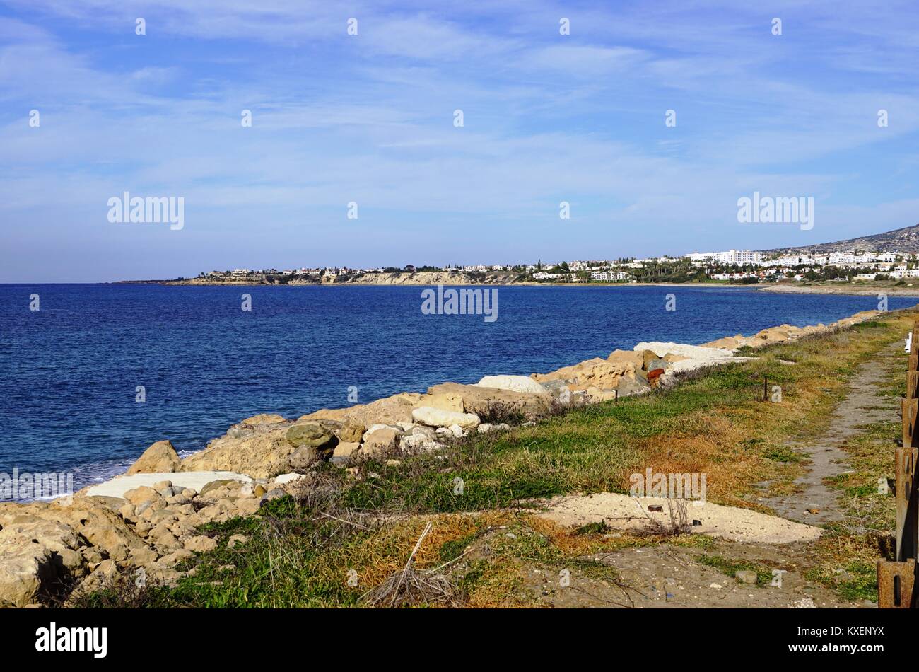 Coral Bay Paphos, Cipro Foto Stock