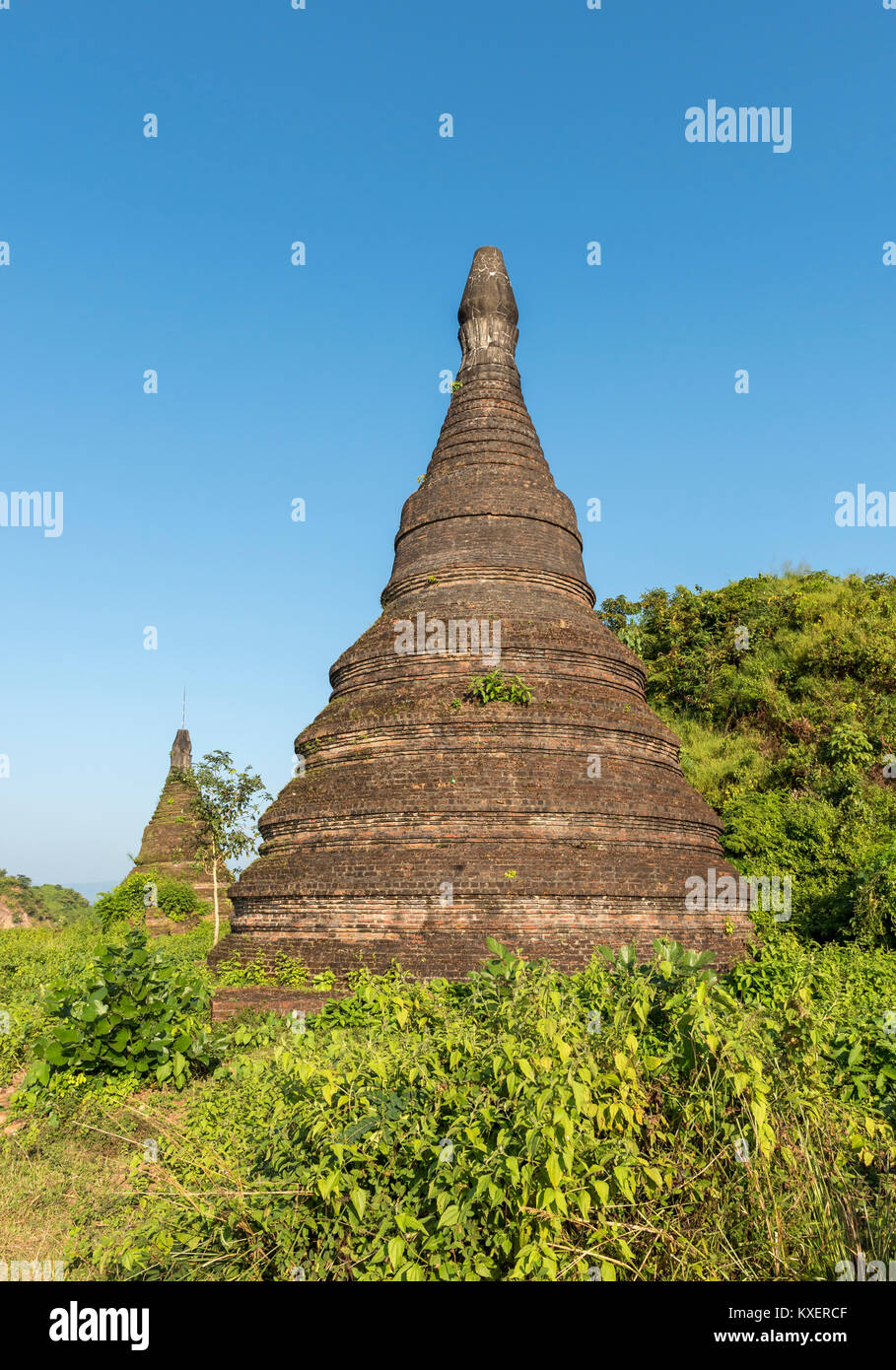 Daw Myaw Mu,Hmyawtawmu,Grannany Temple,Mrauk U,Birmania,Myanmar Foto Stock