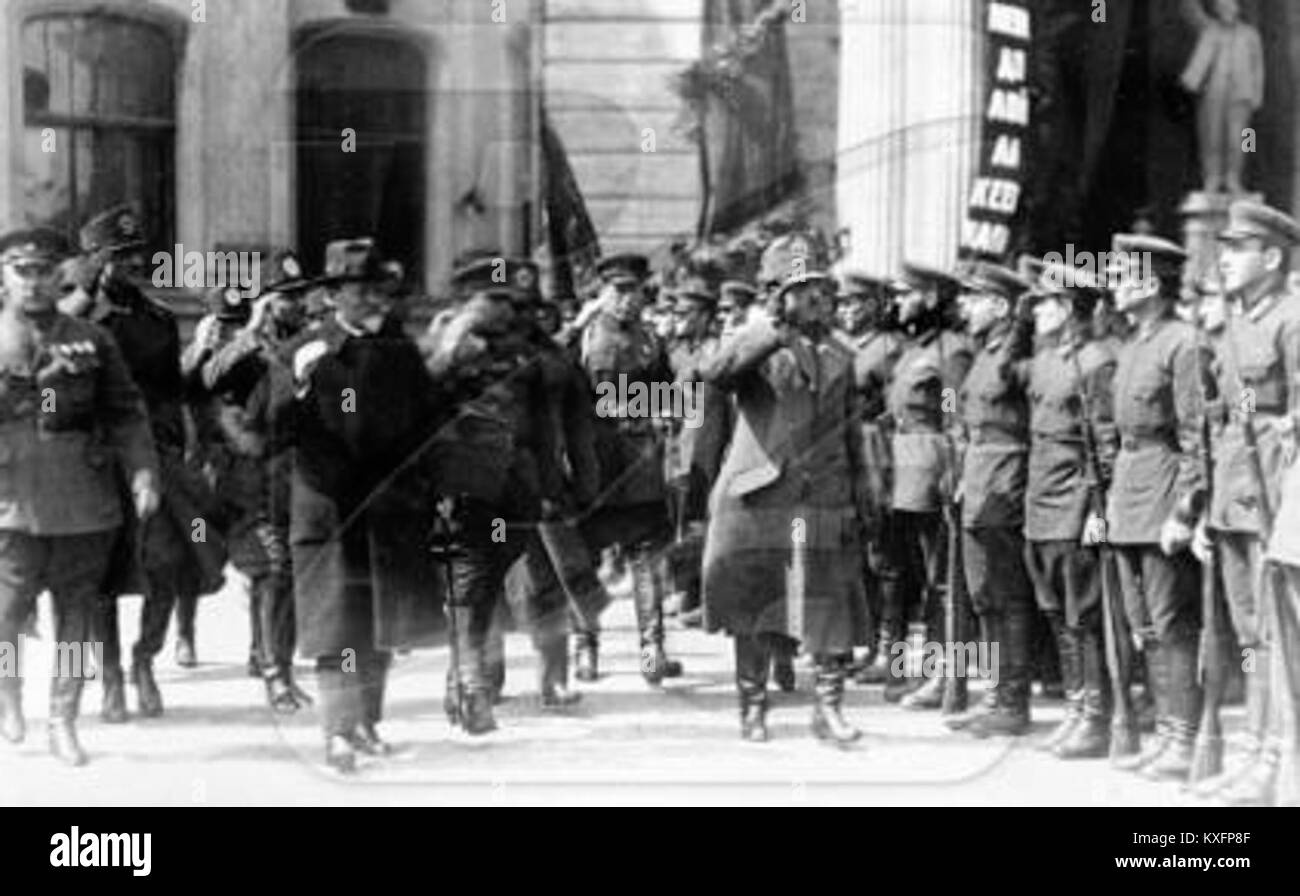 Amanullah (Amanullah Khan) visitò Mosca per una visita ufficiale di stato, impegnandosi in colloqui diplomatici e impegni a livello statale nella capitale sovietica. Foto Stock