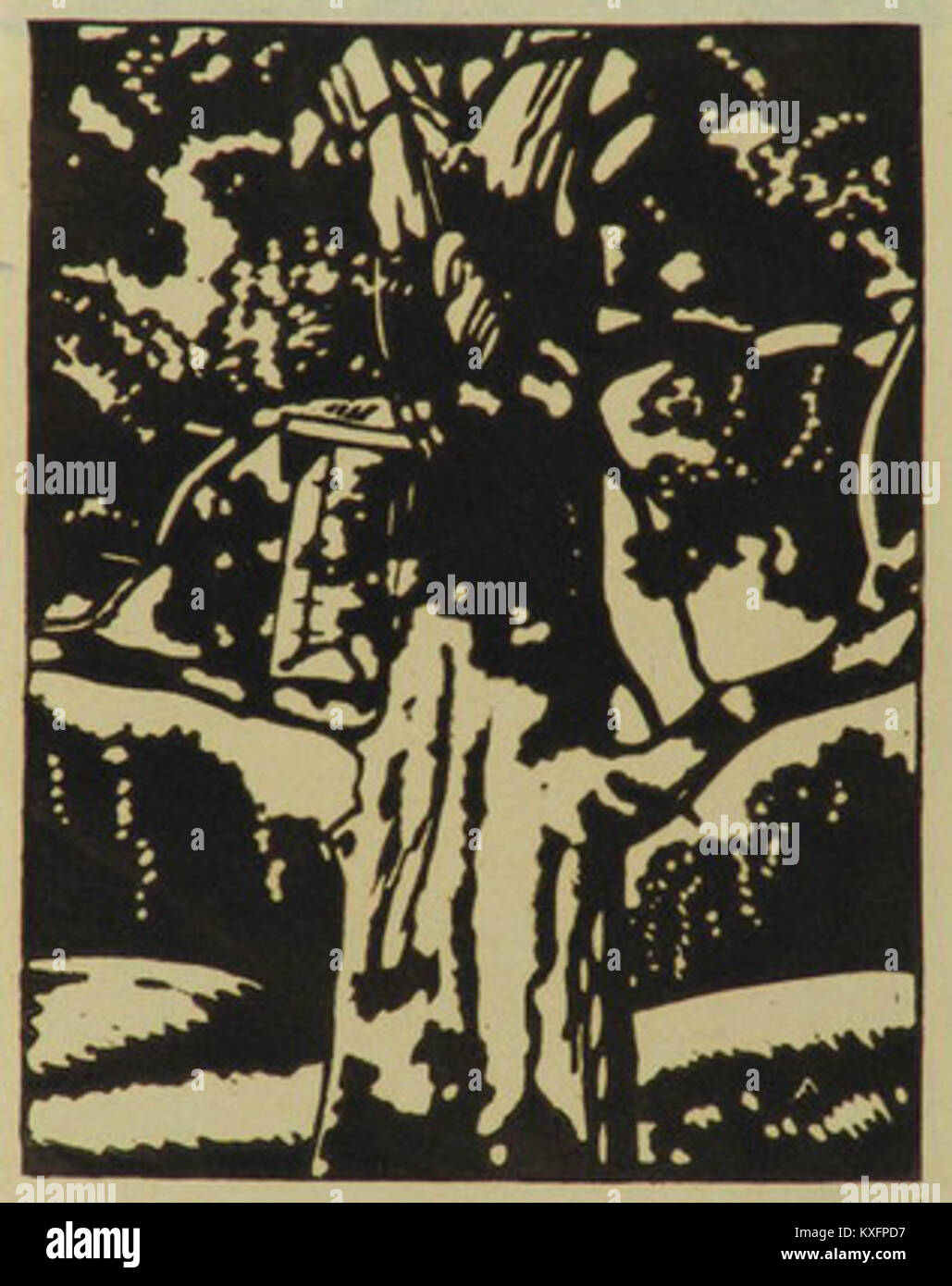 Questa opera d'arte di Astapovich, intitolata 'Oak. Hive,' presenta una scena naturale che combina elementi di quercia e alveare, riflettendo temi della natura e dell'armonia nello stile dell'artista. Foto Stock