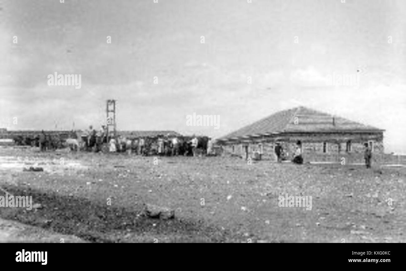 L'istituzione della Degania nel 1912 segna un evento chiave nella storia del movimento sionista in Palestina. Degania fu il primo kibbutz, rappresentando una nuova forma di vita comune. Foto Stock