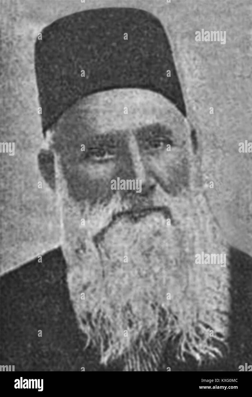 Rabbi Eliyahu Reineh, un individuo di significato storico o religioso Foto Stock
