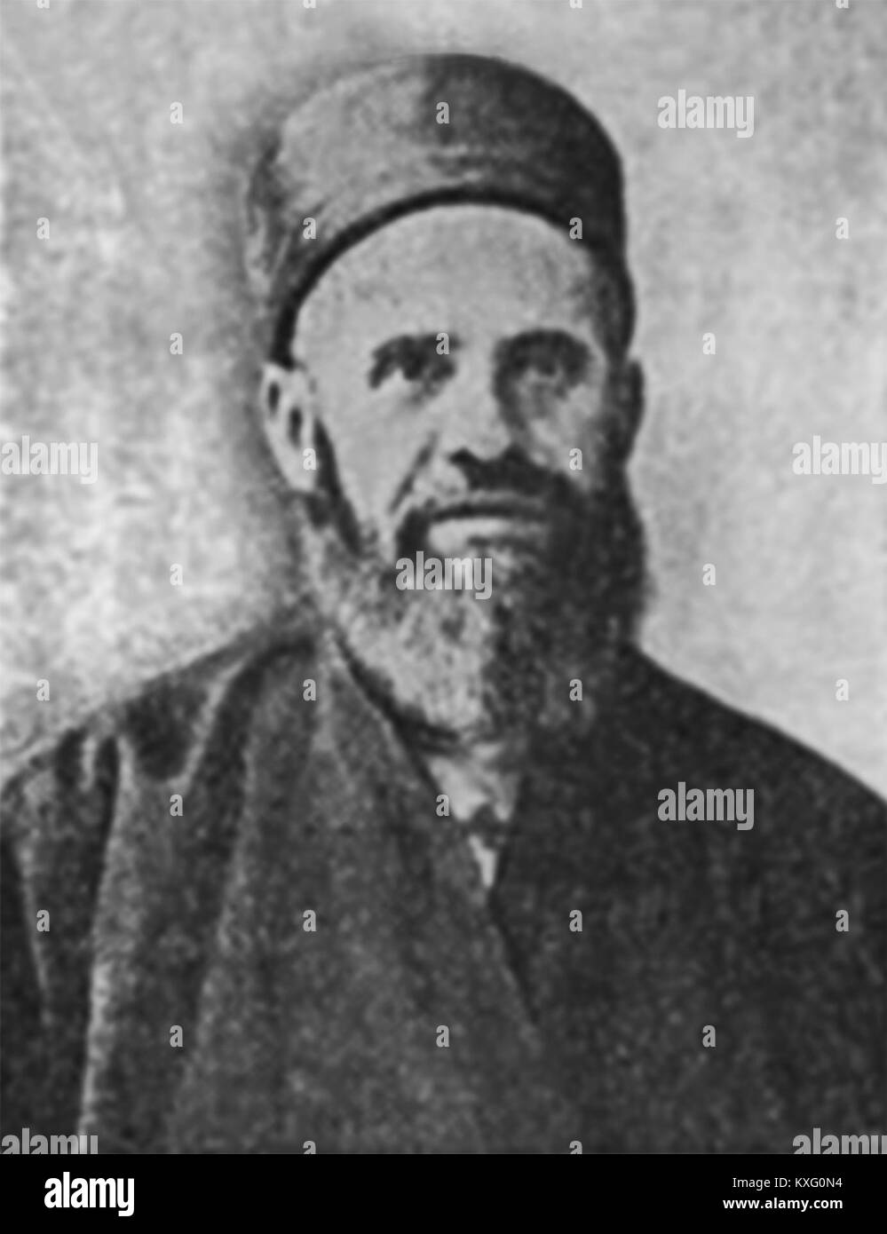 Rabbi Yosef Mordechai Halevi era un leader religioso e insegnante ebreo, contribuendo allo studio rabbinico e alla vita della comunità durante la sua epoca. Foto Stock