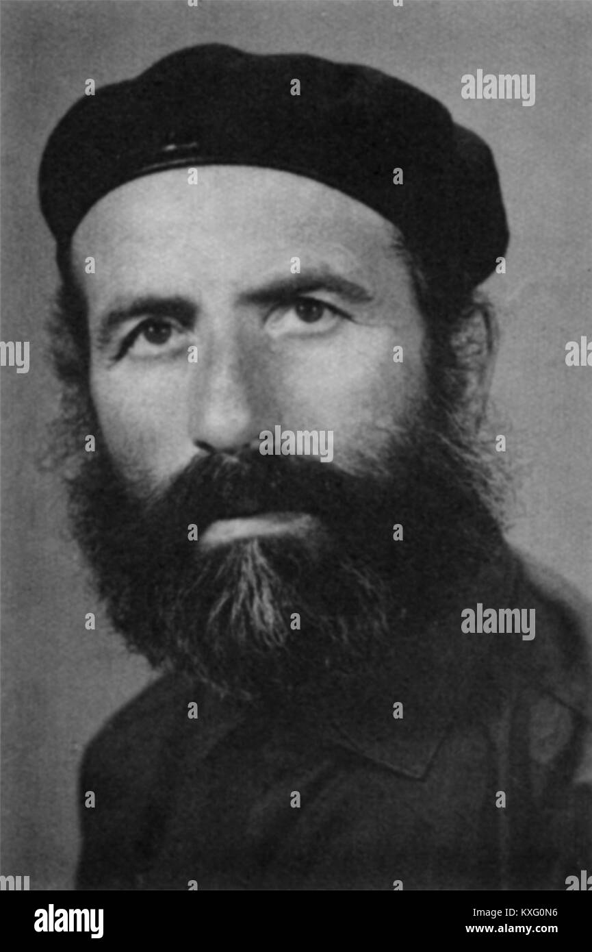 Rabbi Yosef Shlomo Dayan, un leader religioso israeliano, noto per il suo coinvolgimento nell'educazione religiosa e nella leadership della comunità. Foto Stock