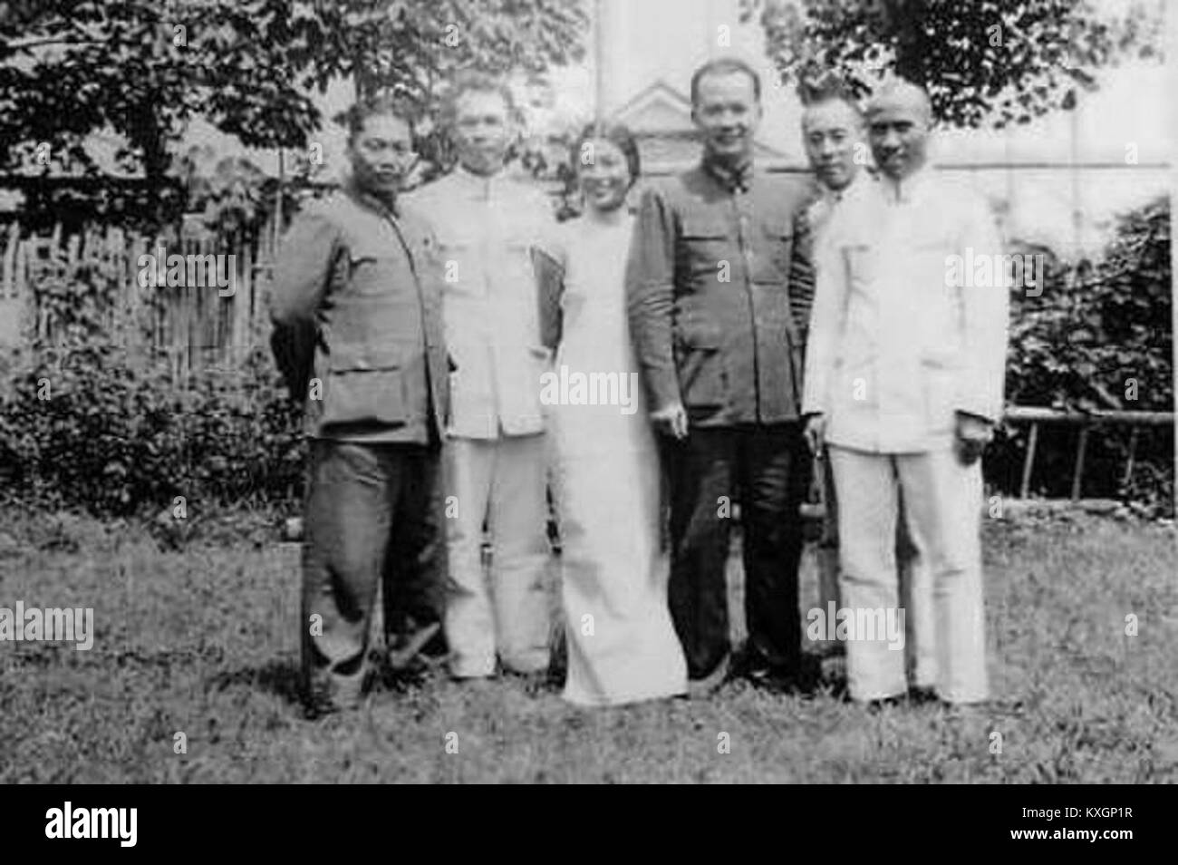 I negoziati del 1937 tra il Partito nazionalista Cinese (Kuomintang) e il Partito Comunista Cinese segnarono un importante evento politico che portò al secondo fronte Unito contro l'invasione giapponese. Foto Stock