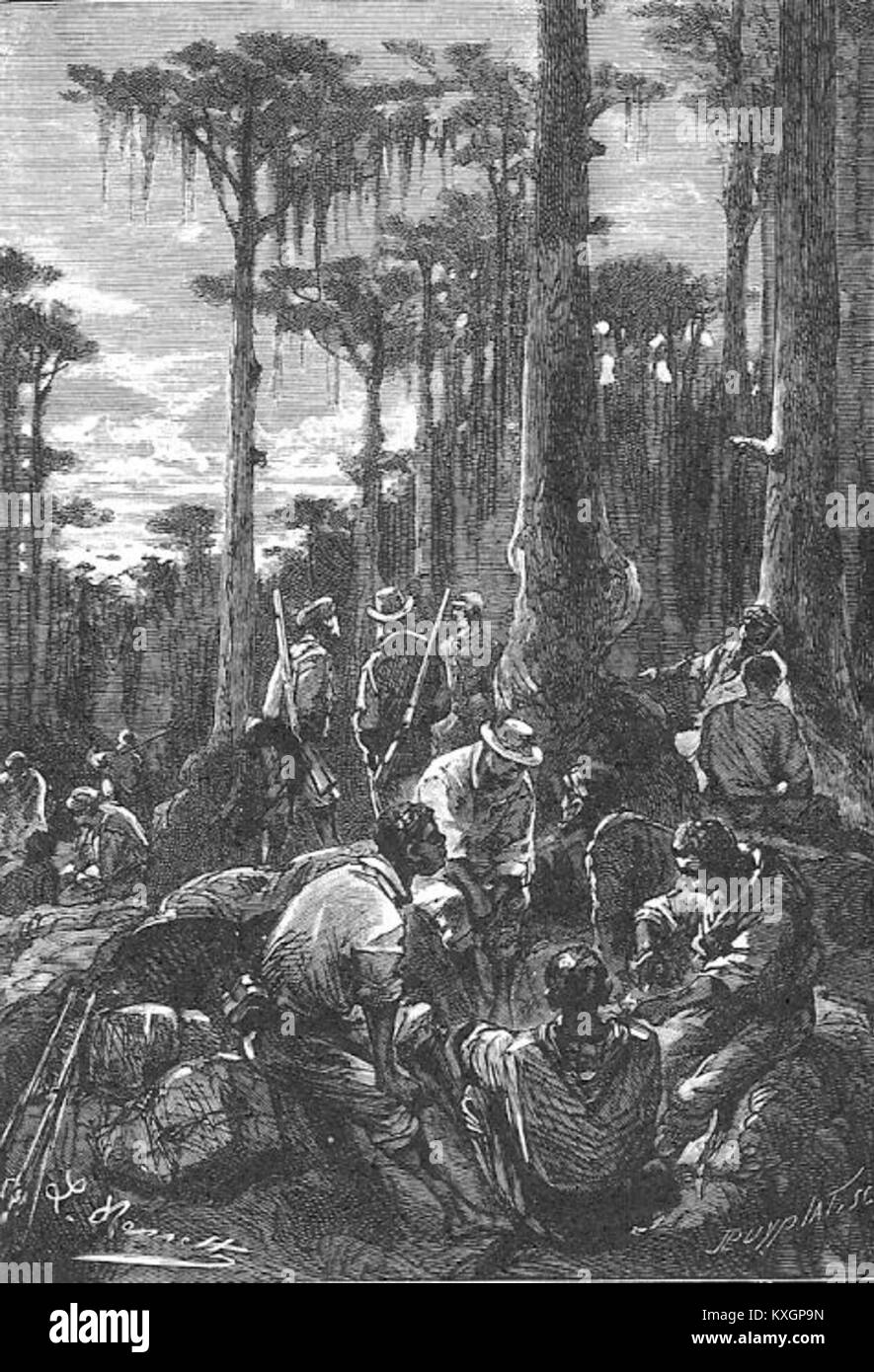 "Nord contro sud" è un'opera di Léon Benett, che offre una rappresentazione letteraria di conflitti storici, probabilmente ambientata durante l'era della guerra civile. Il testo fornisce una rappresentazione delle divisioni socio-politiche durante quel periodo, attraverso vivide descrizioni di personaggi ed eventi. Foto Stock