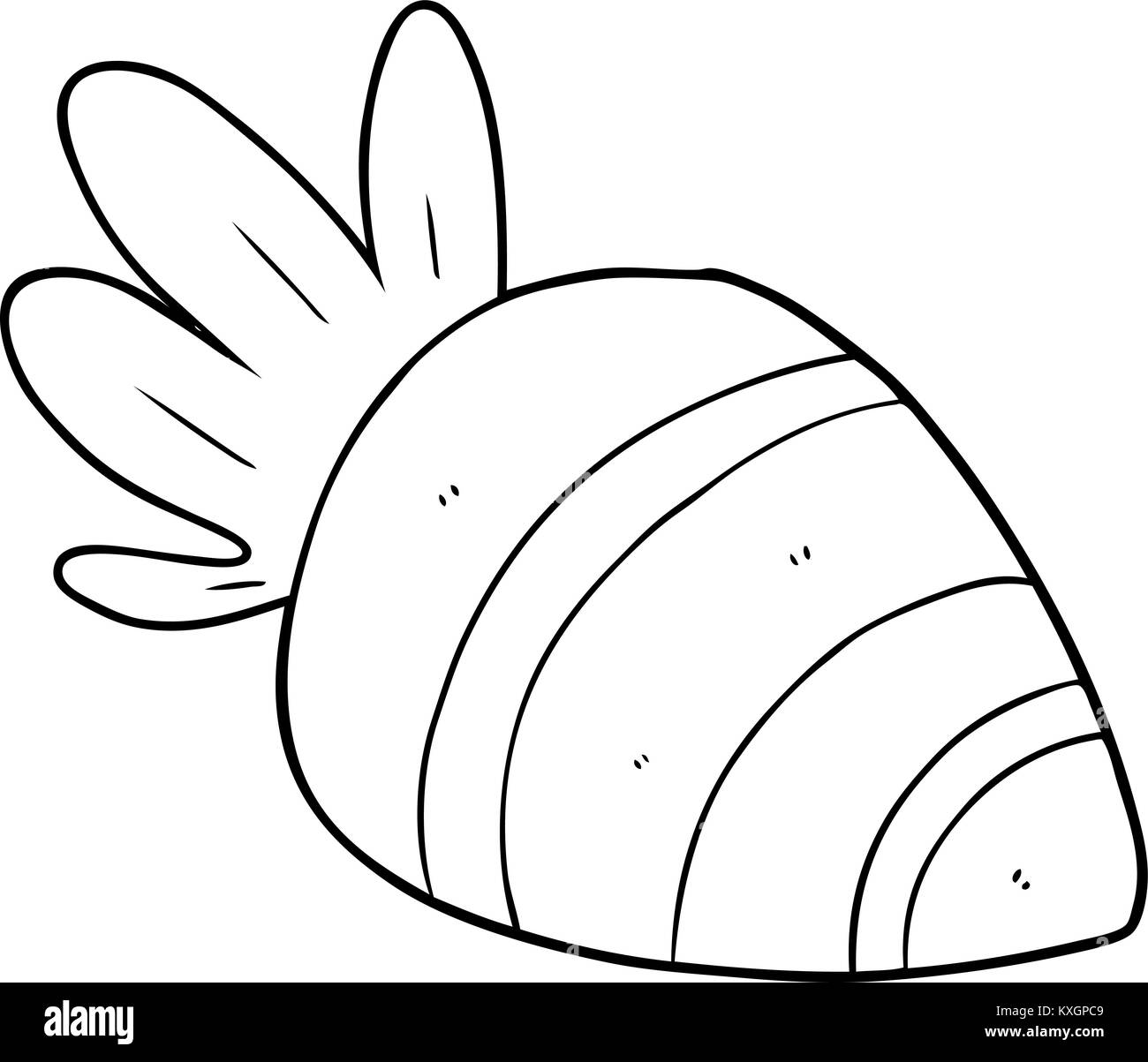 carota del fumetto Illustrazione Vettoriale