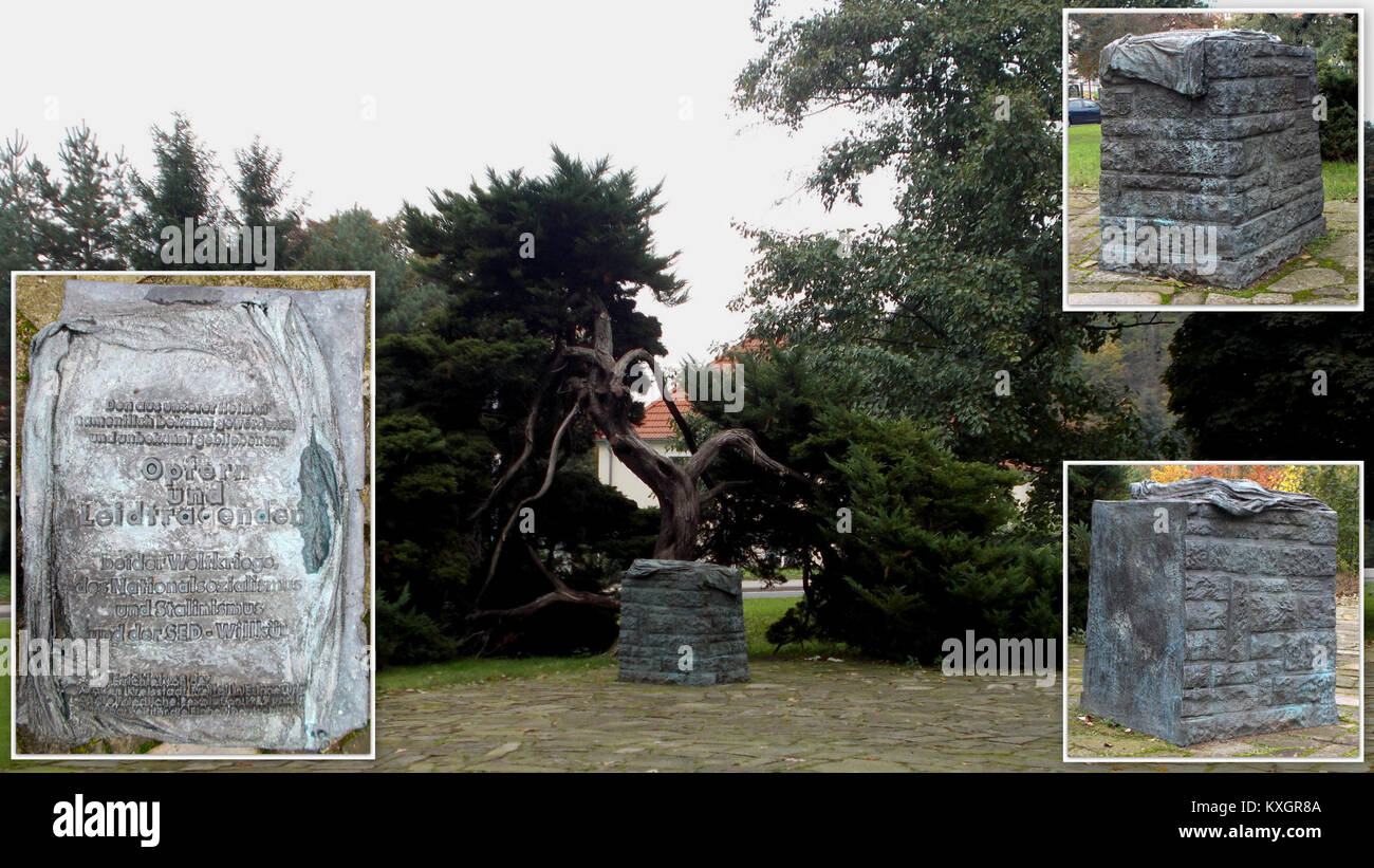 2015 Freital Wendedenkmal für Opfer und Leidtragende Foto Stock