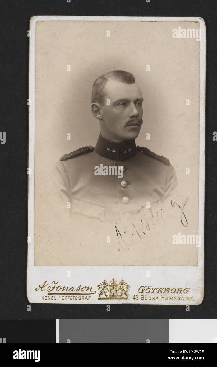 Una fotografia di A. Fröding scattata il 21 aprile 2016, parte di una collezione di archivi digitali, che mostra l'individuo in un contesto moderno. Foto Stock