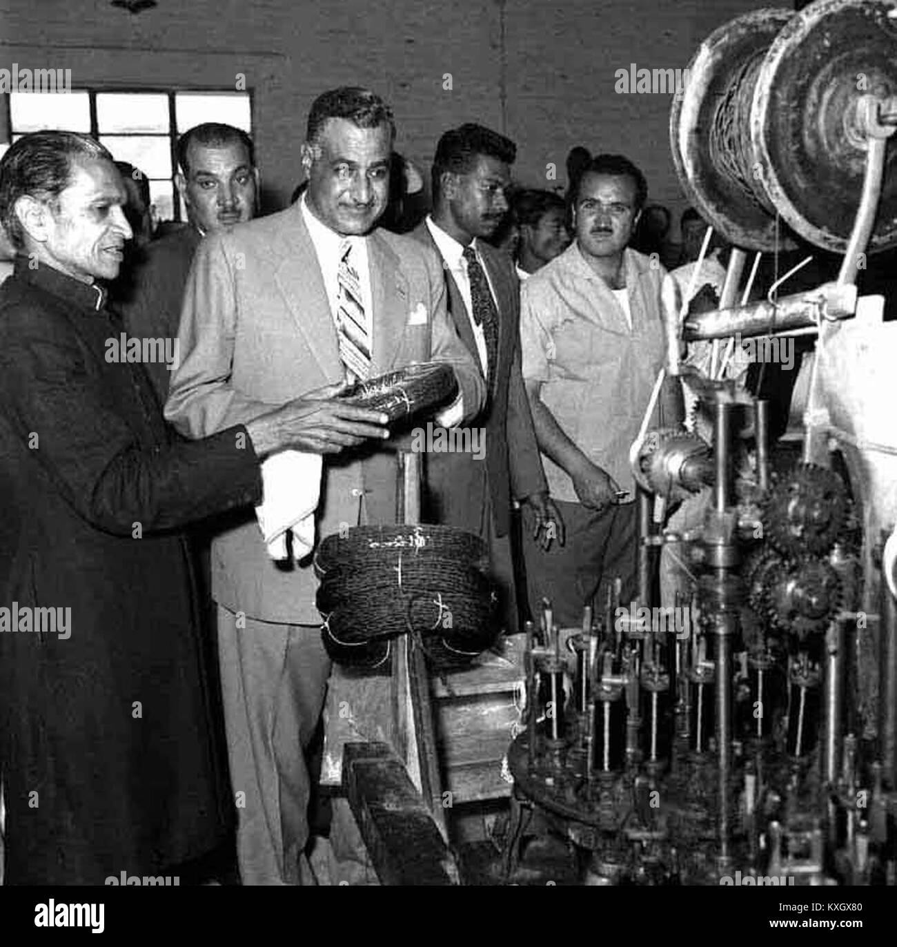 Abdel Nasser della visita in India, 1960 (70) Foto Stock