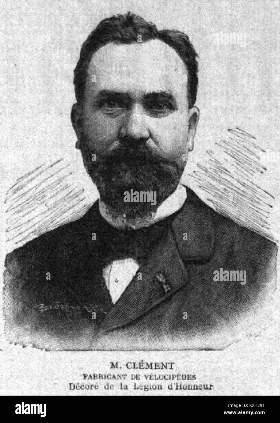Adolphe Clément-Bayard en 1894 Foto Stock