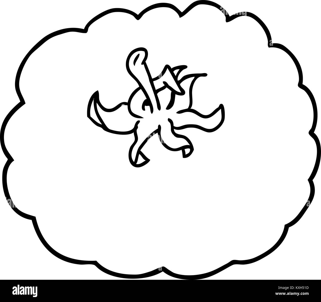 pomodoro del fumetto Illustrazione Vettoriale