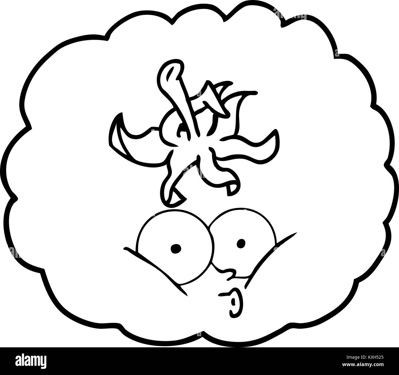 pomodoro del fumetto Illustrazione Vettoriale