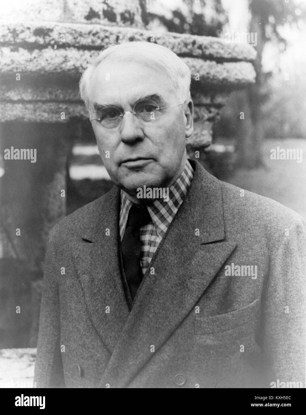 Albert C. Barnes è stato un collezionista d'arte americano e fondatore della Barnes Foundation, noto per i suoi significativi contributi all'educazione artistica e alle collezioni d'arte moderna. Foto Stock