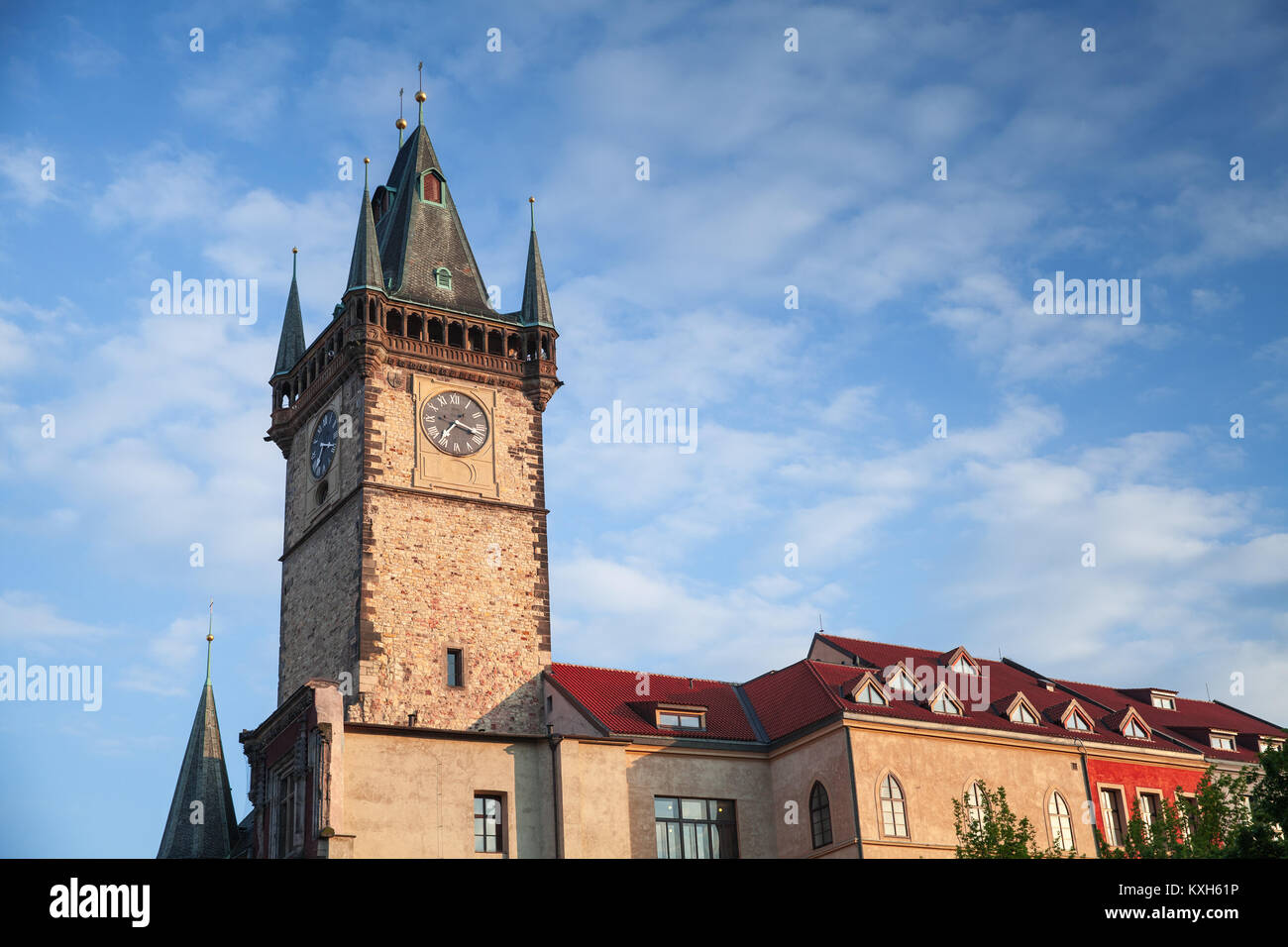 Il Municipio della Città Vecchia di Praga, Repubblica Ceca Foto Stock
