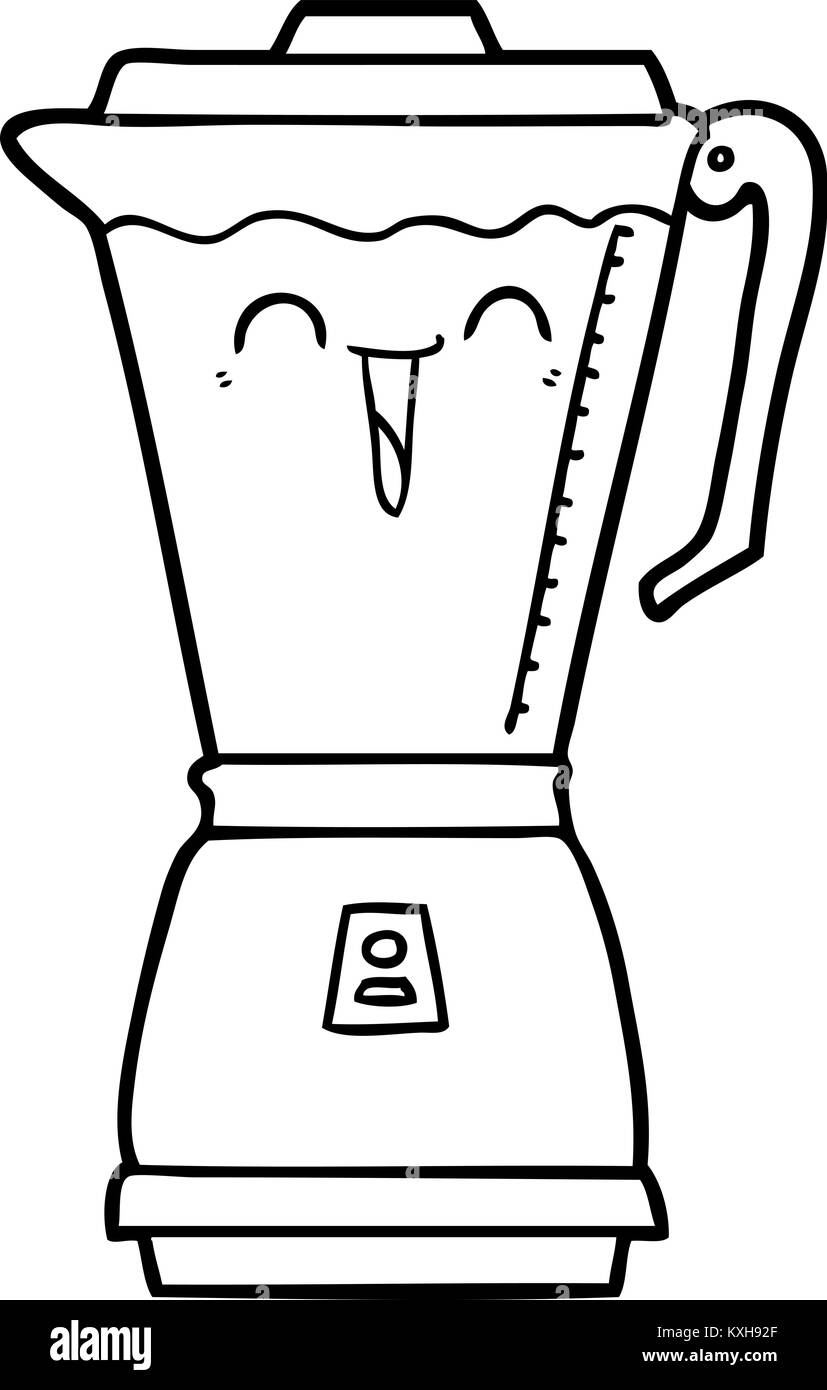 Cartoon cibo processore Illustrazione Vettoriale