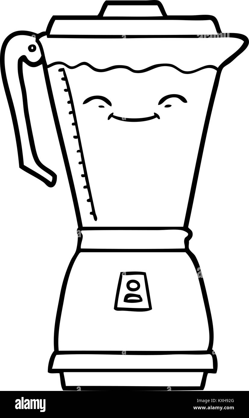 Cartoon cibo processore Illustrazione Vettoriale