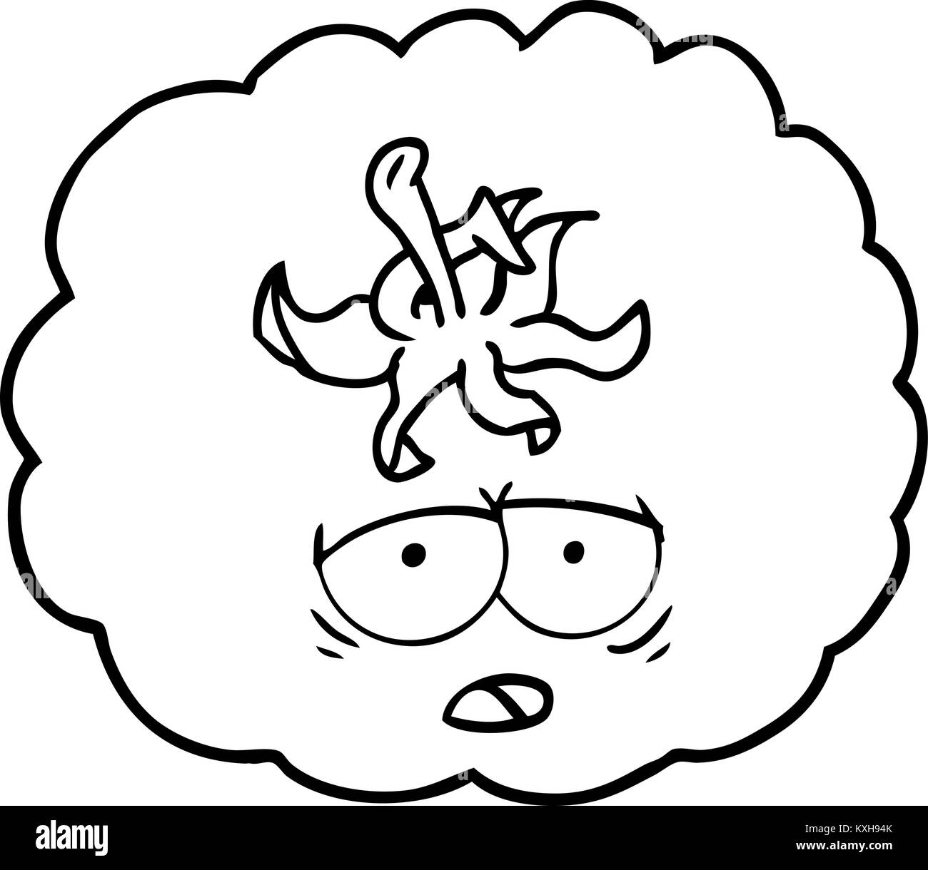 pomodoro del fumetto Illustrazione Vettoriale