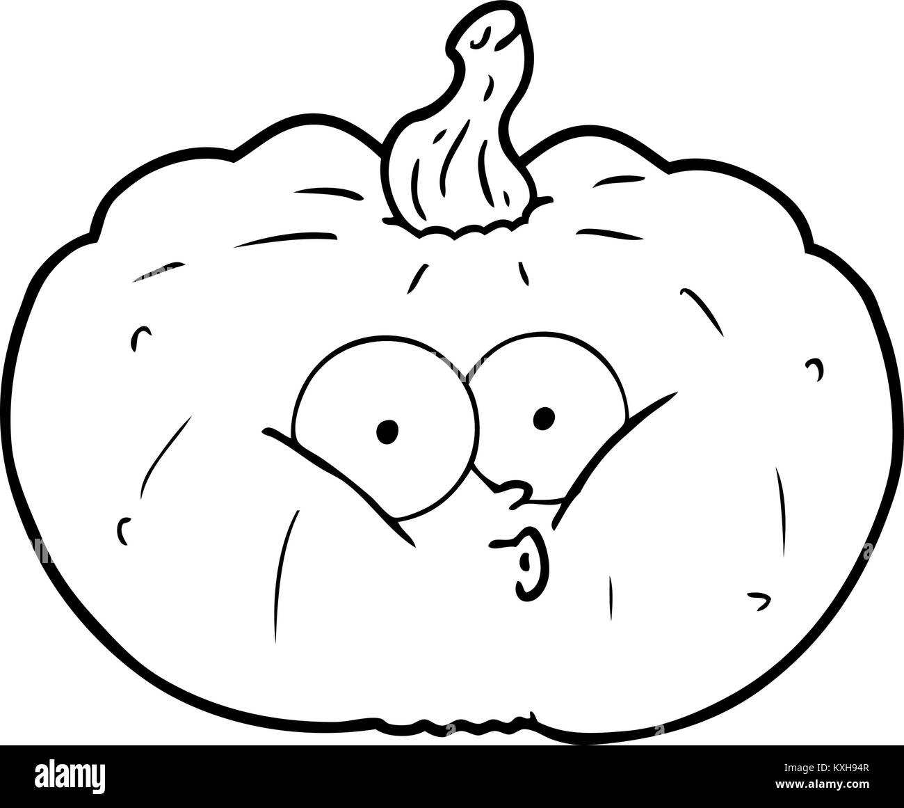 zucca del fumetto Illustrazione Vettoriale