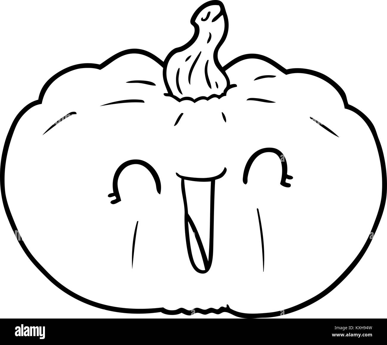 zucca del fumetto Illustrazione Vettoriale