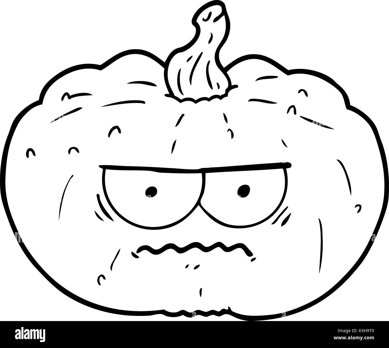 zucca del fumetto Illustrazione Vettoriale