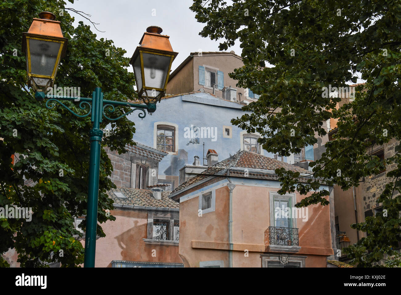 Vecchia città di Agde Francia Foto Stock
